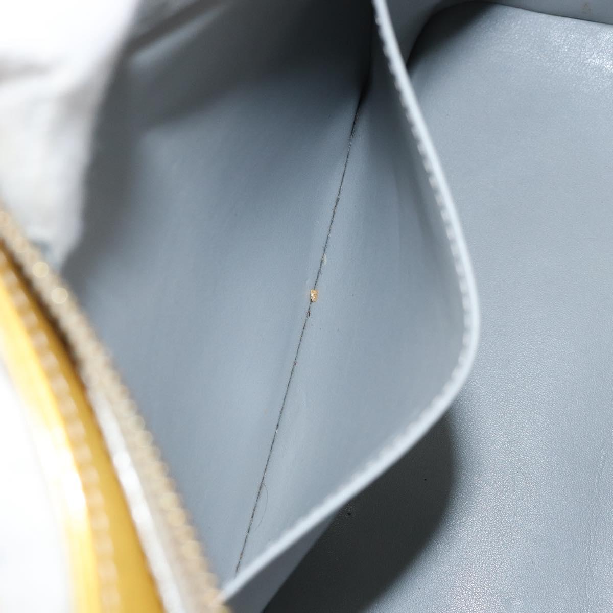 LOUIS VUITTON Monogram Vernis Houston Hand Bag Gris M91053 LV Auth 169219