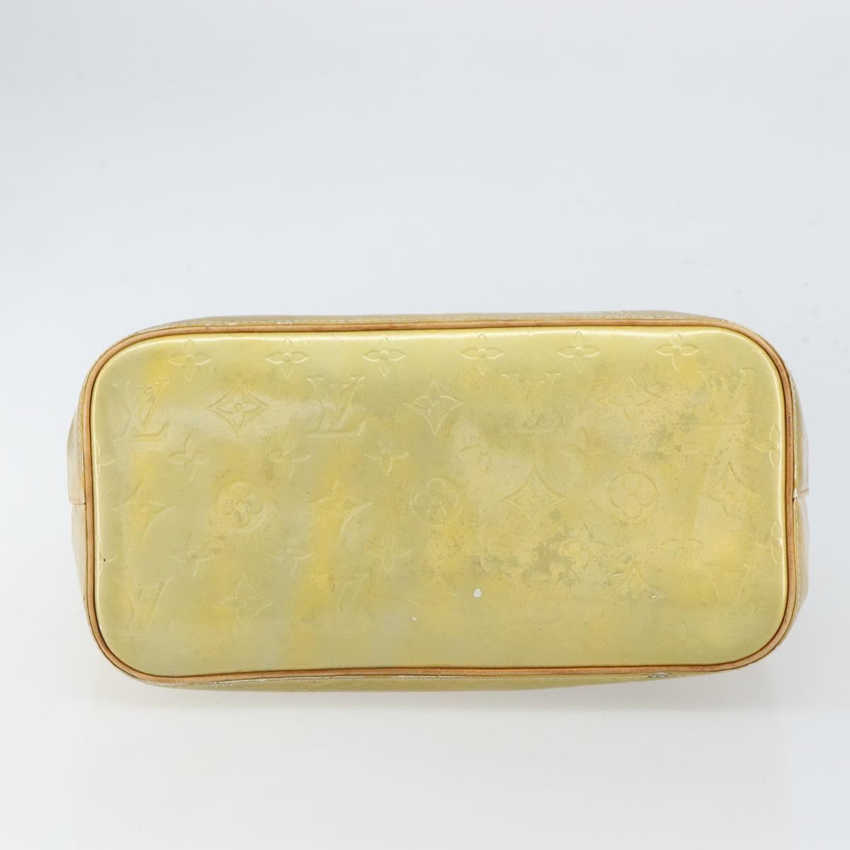 LOUIS VUITTON Monogram Vernis Houston Hand Bag Gris M91053 LV Auth 169219