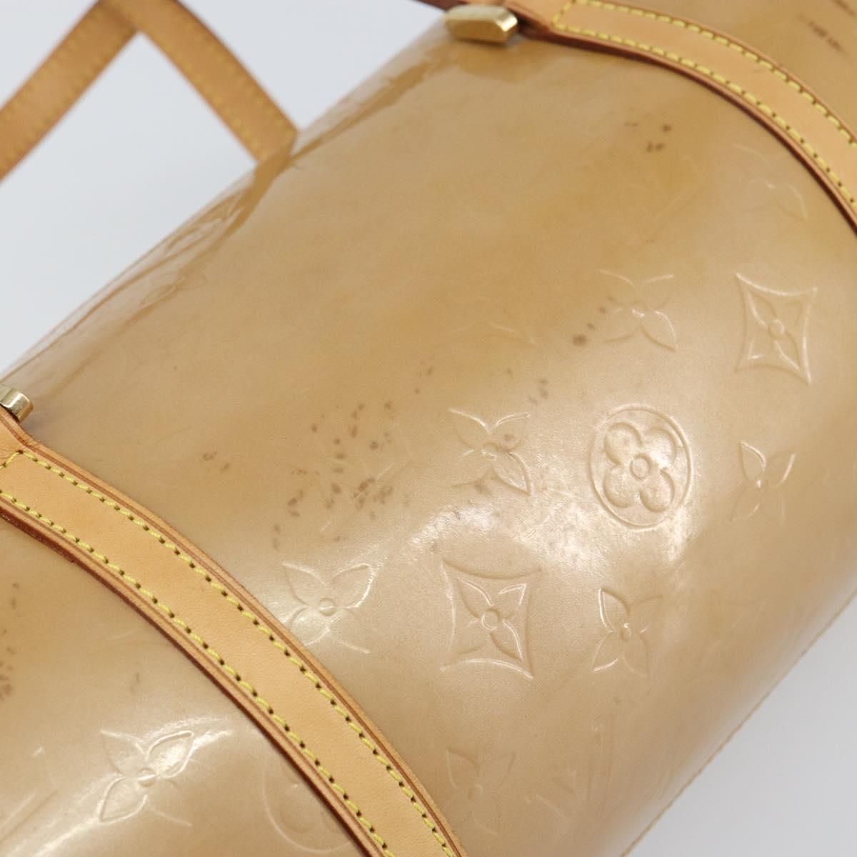 LOUIS VUITTON Monogram Vernis Bedford Hand Bag Noisette M91329 LV Auth 169226