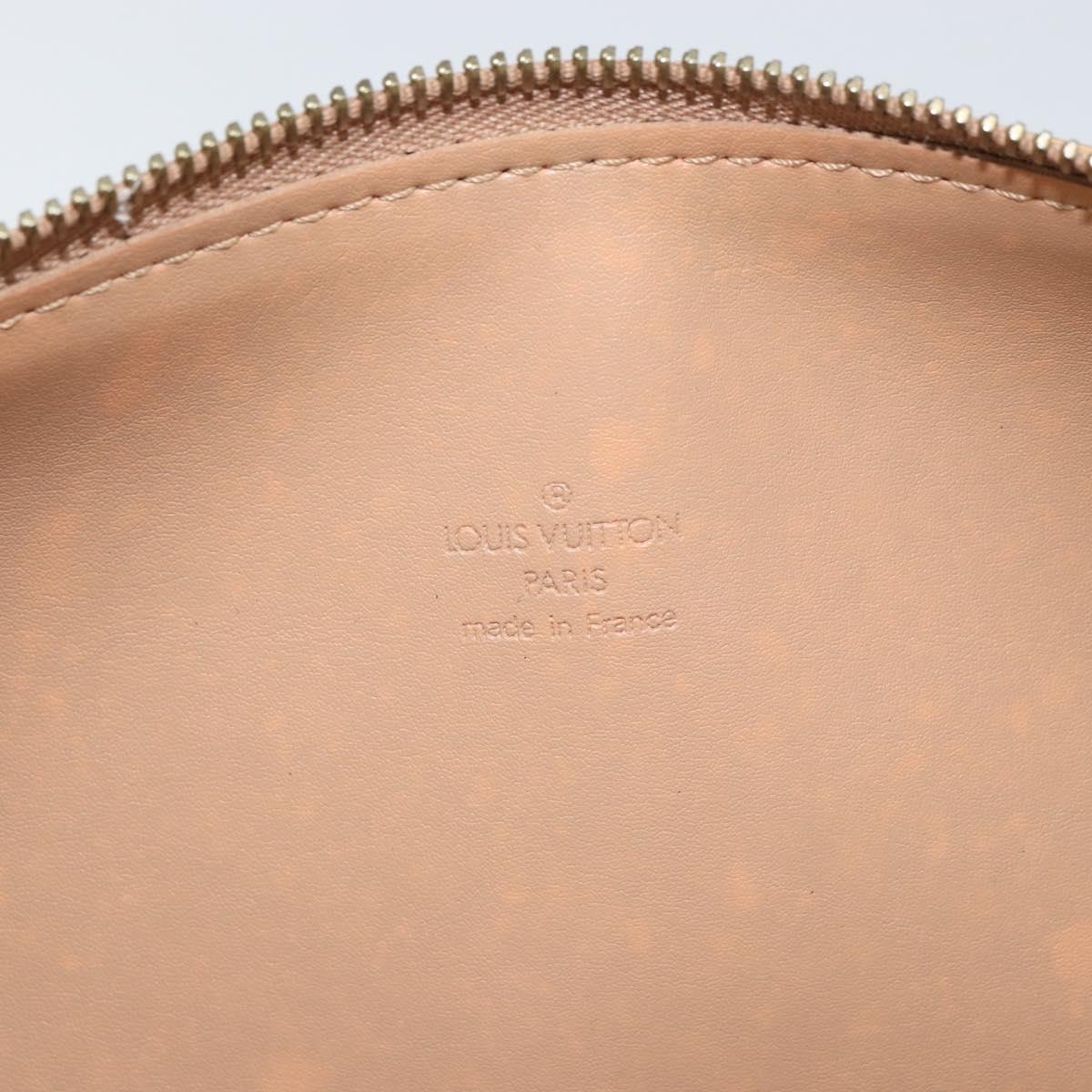 LOUIS VUITTON Monogram Vernis Bedford Hand Bag Noisette M91329 LV Auth 169226