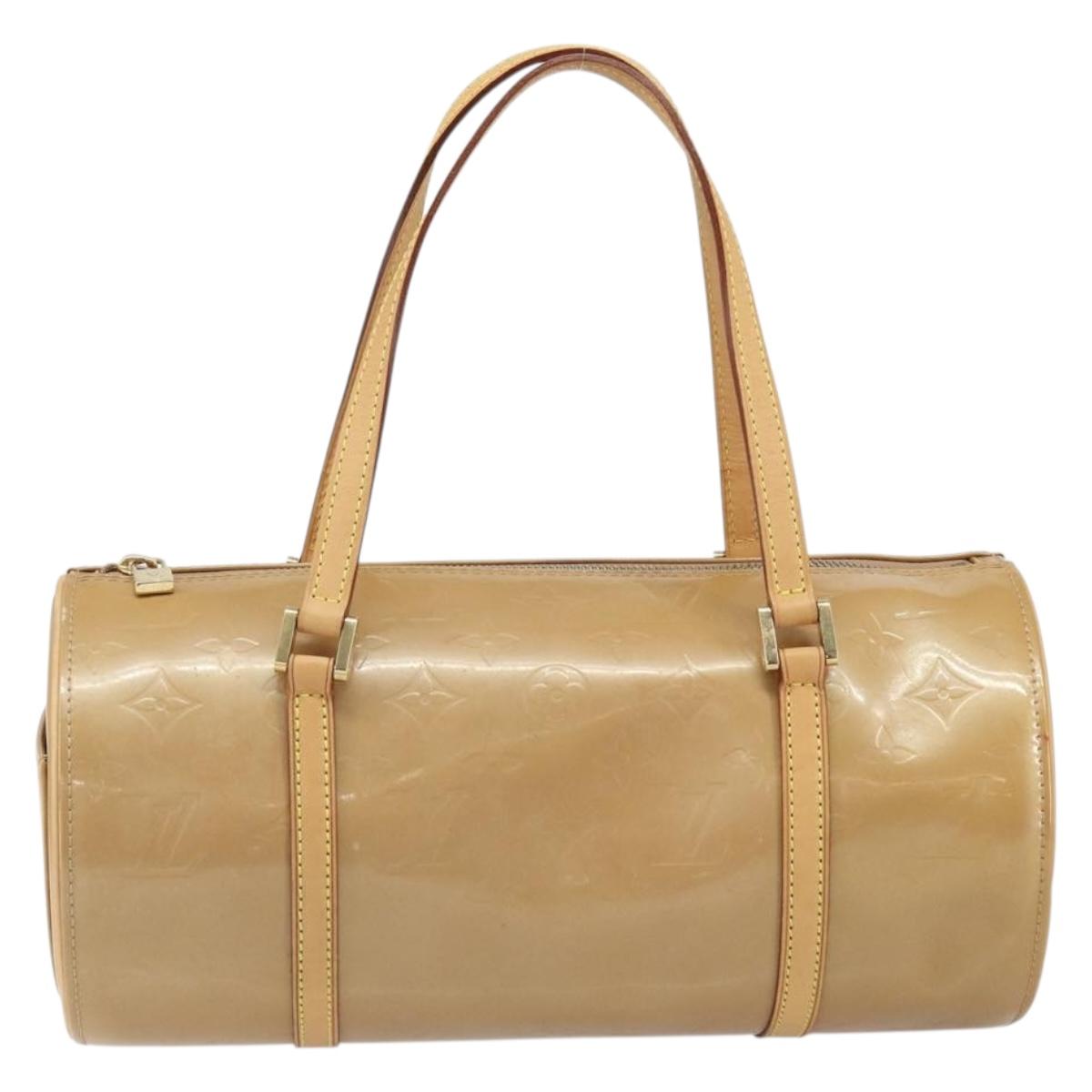 LOUIS VUITTON Monogram Vernis Bedford Hand Bag Noisette M91329 LV Auth 169226