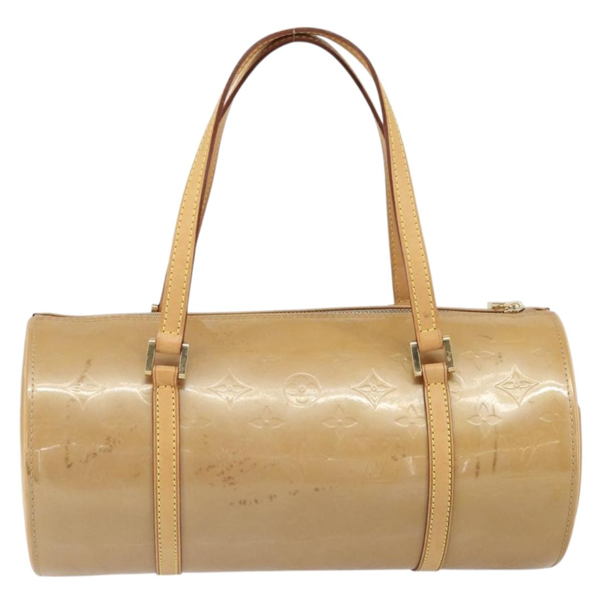 LOUIS VUITTON Monogram Vernis Bedford Hand Bag Noisette M91329 LV Auth 169226