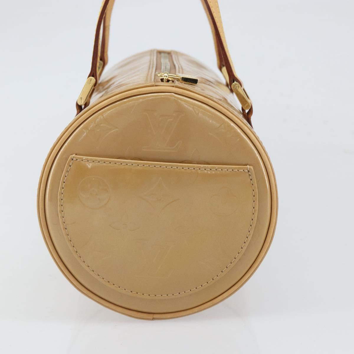 LOUIS VUITTON Monogram Vernis Bedford Hand Bag Noisette M91329 LV Auth 169226