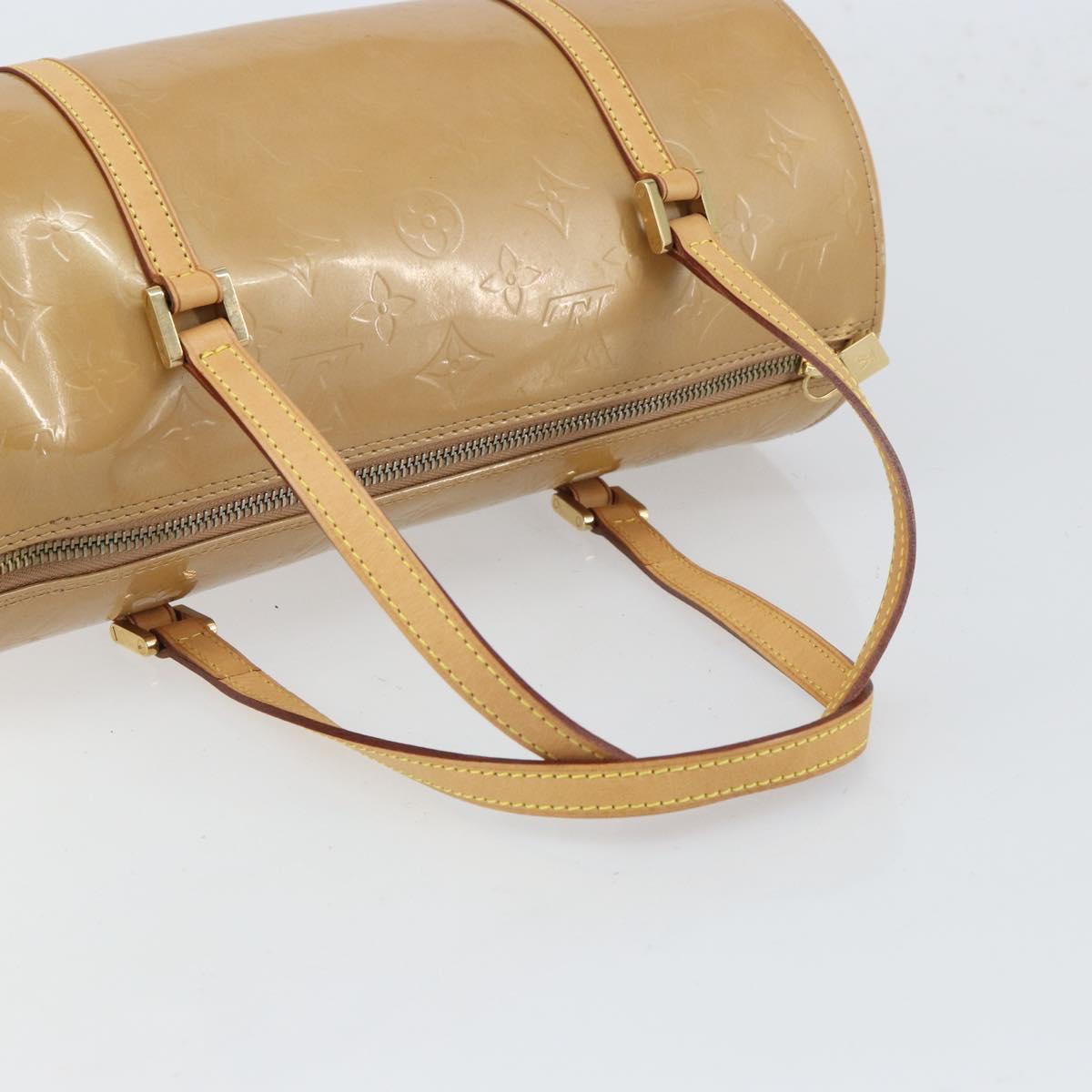 LOUIS VUITTON Monogram Vernis Bedford Hand Bag Noisette M91329 LV Auth 169226