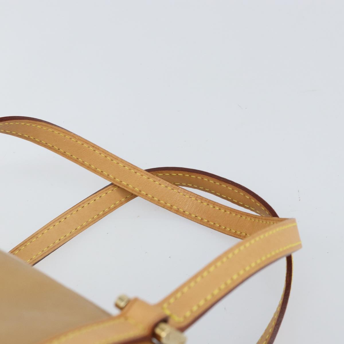 LOUIS VUITTON Monogram Vernis Bedford Hand Bag Noisette M91329 LV Auth 169226