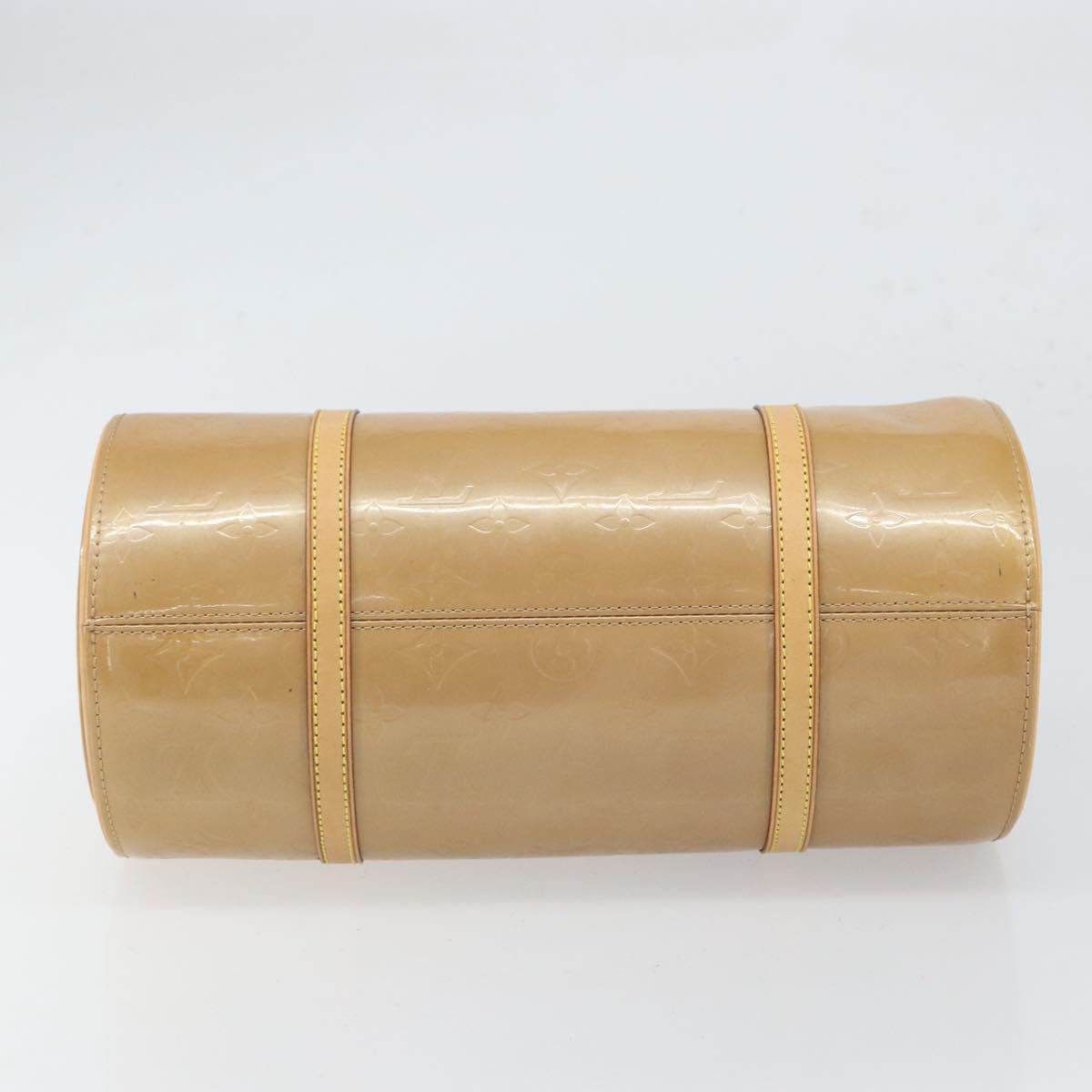 LOUIS VUITTON Monogram Vernis Bedford Hand Bag Noisette M91329 LV Auth 169226