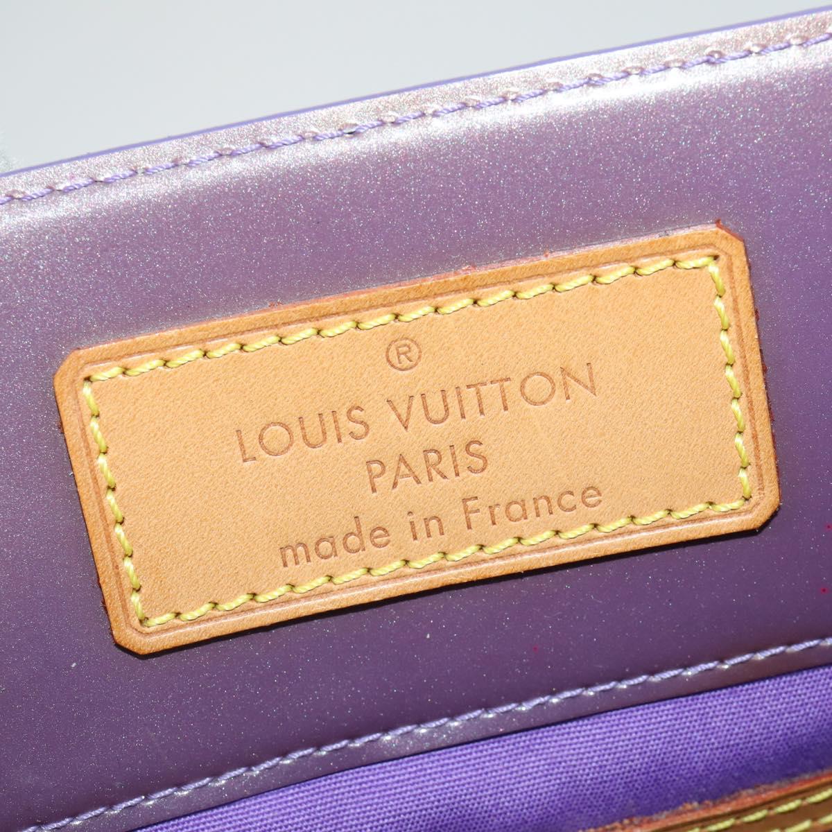 LOUIS VUITTON Monogram Vernis Reade GM Tote Bag Purple M91085 LV Auth 169236