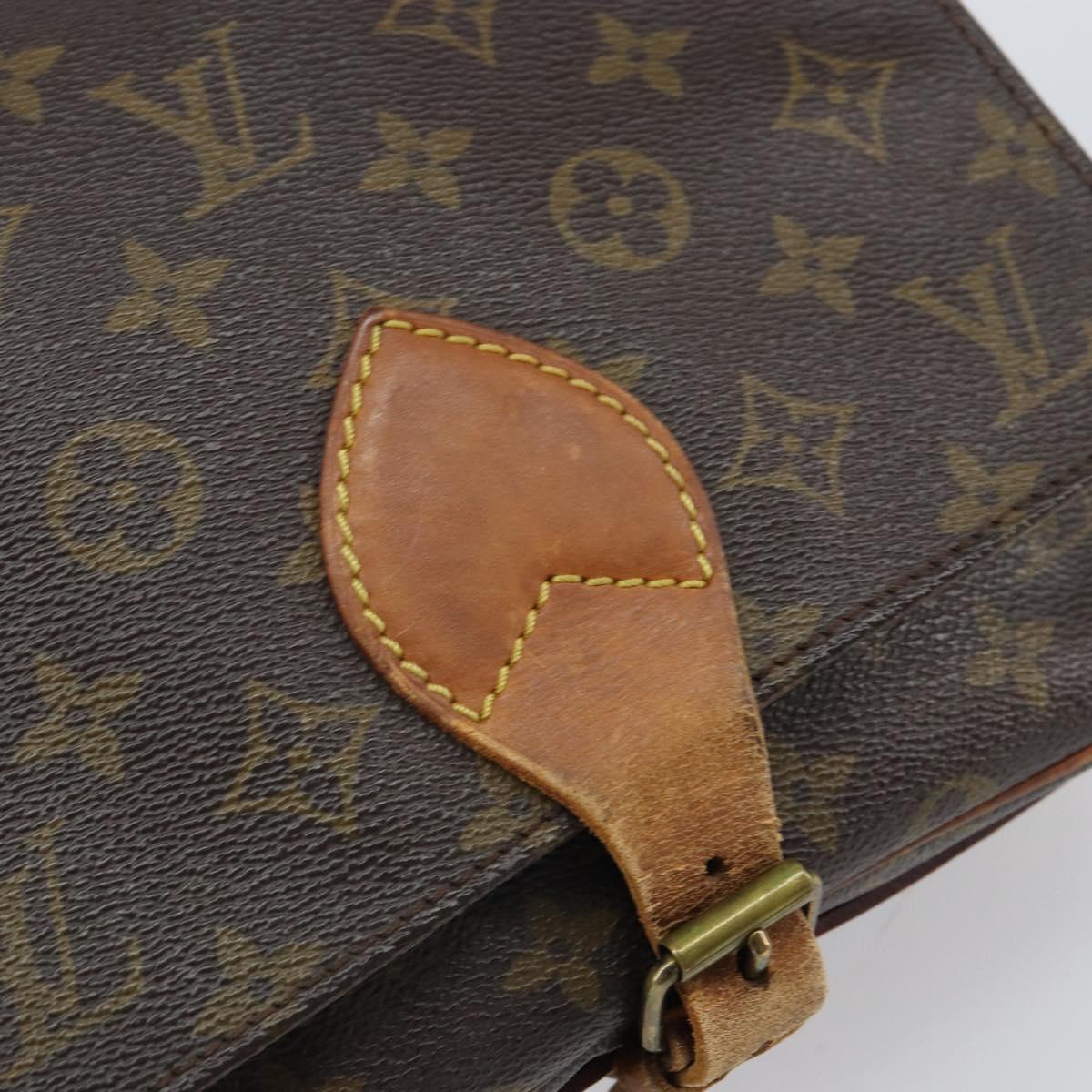 LOUIS VUITTON Monogram Cartouchiere MM Shoulder Bag M51253 LV Auth 169244