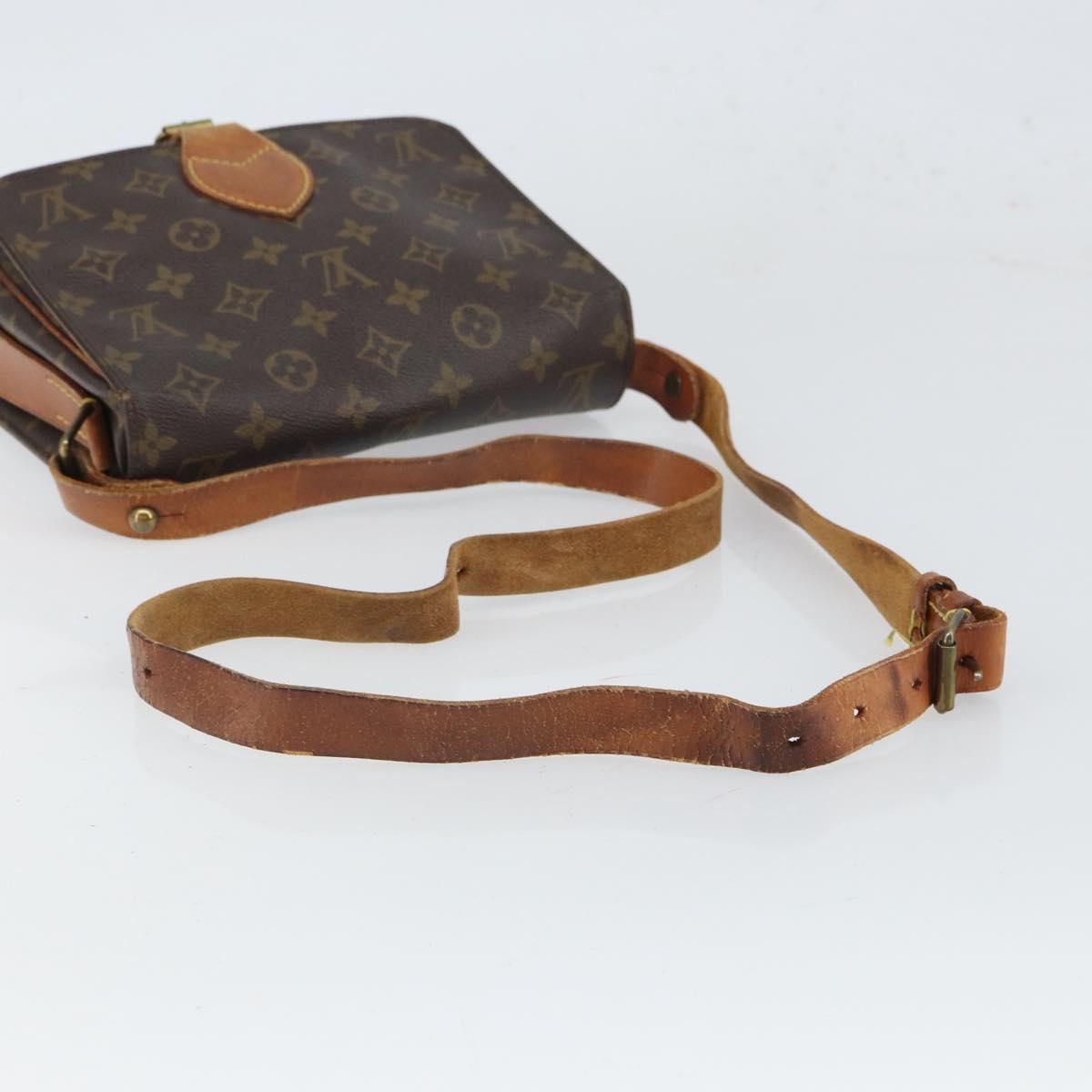 LOUIS VUITTON Monogram Cartouchiere MM Shoulder Bag M51253 LV Auth 169244