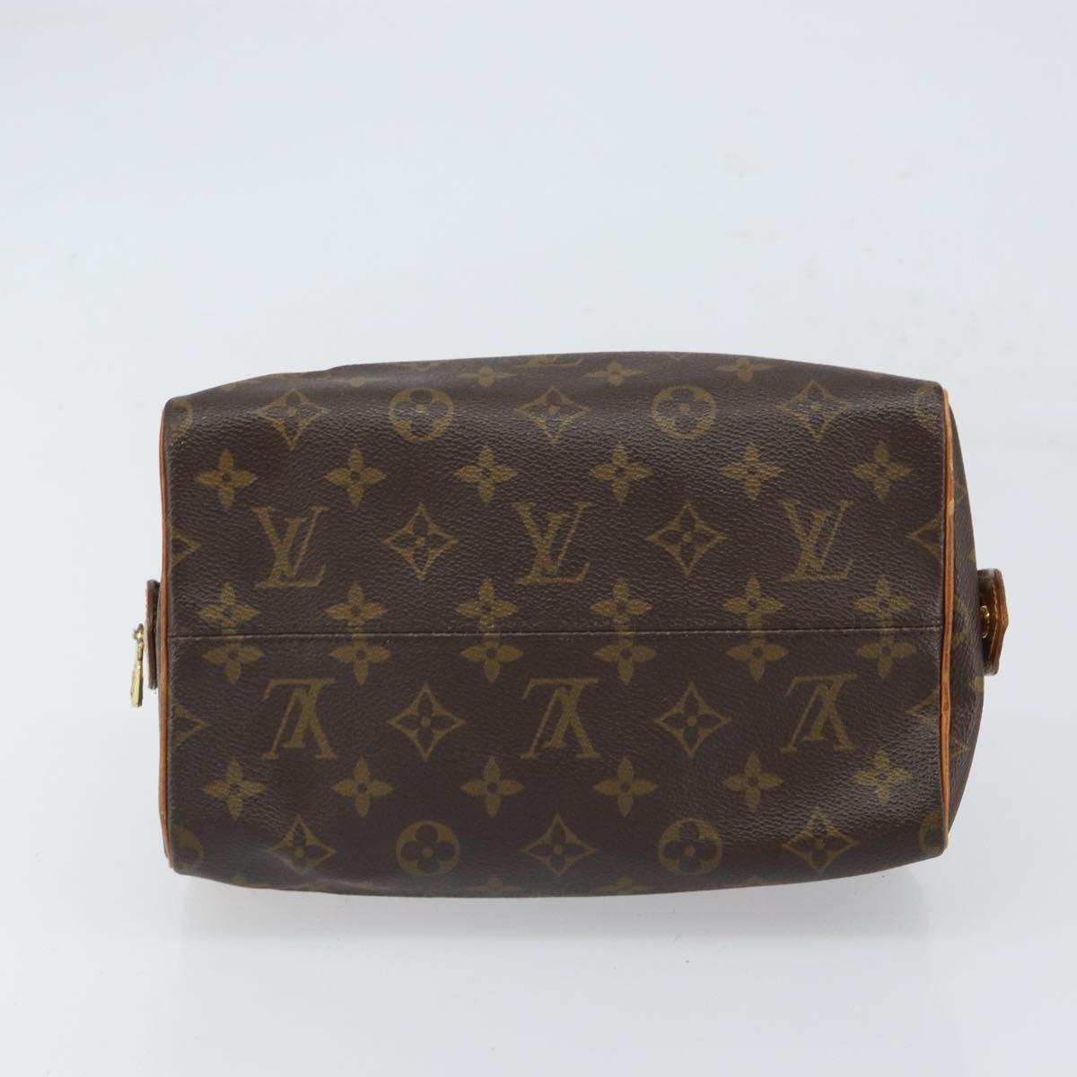LOUIS VUITTON Monogram Trousse Patte Pression Cosmetic Pouch M47636 Auth 169250