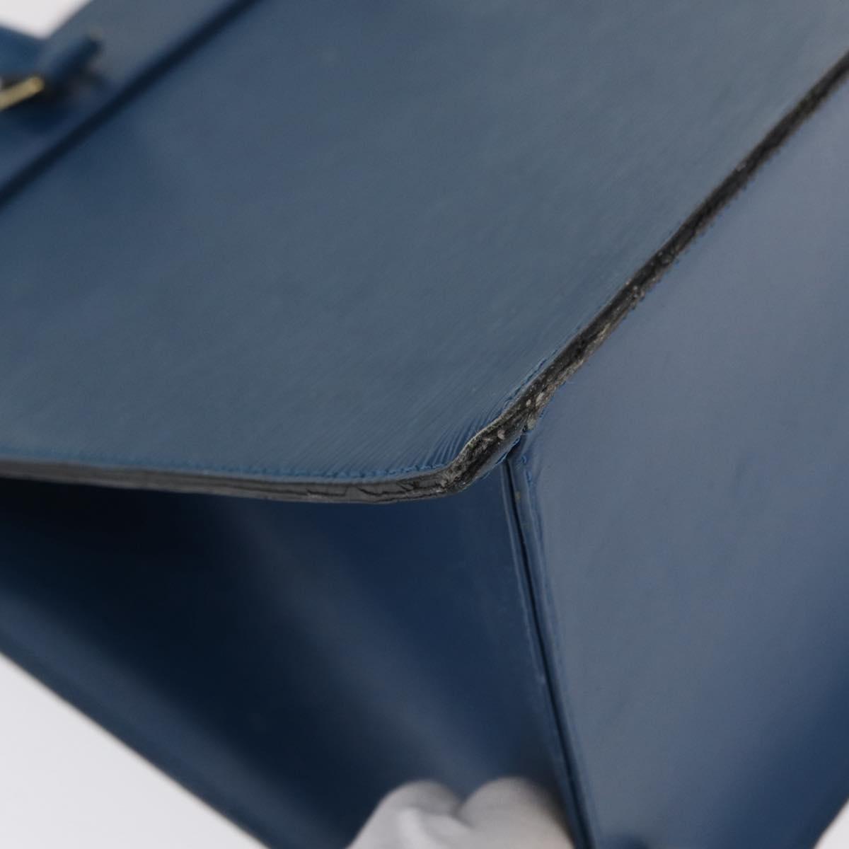 LOUIS VUITTON Epi Riviera Hand Bag Blue M48185 LV Auth 169256