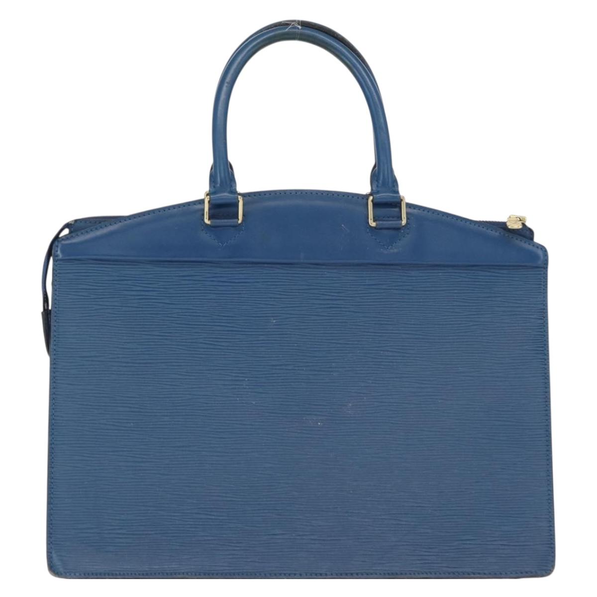 LOUIS VUITTON Epi Riviera Hand Bag Blue M48185 LV Auth 169256