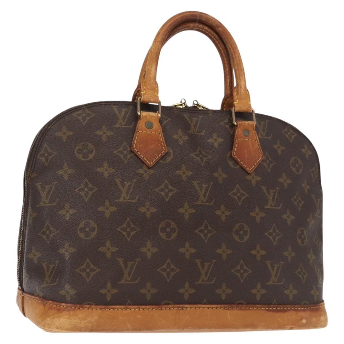 LOUIS VUITTON Monogram Alma Hand Bag M51130 LV Auth 169264