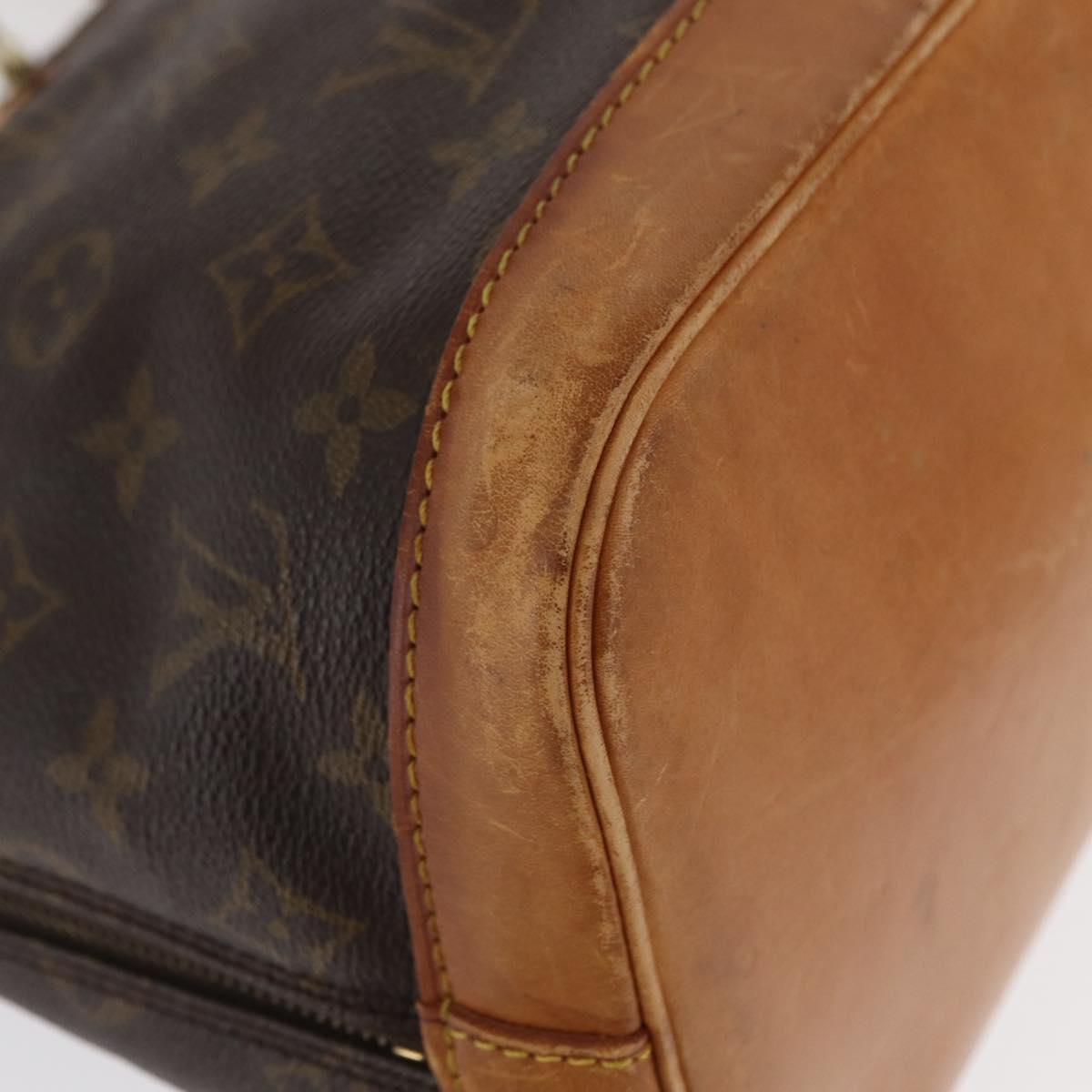 LOUIS VUITTON Monogram Alma Hand Bag M51130 LV Auth 169264