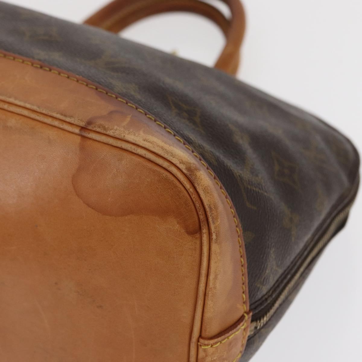 LOUIS VUITTON Monogram Alma Hand Bag M51130 LV Auth 169264