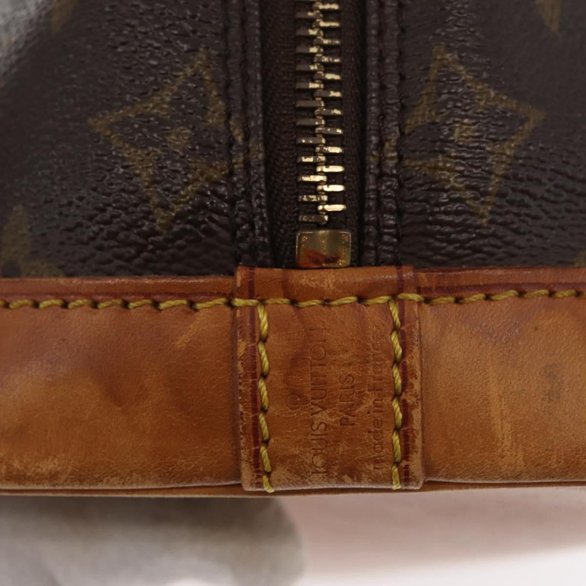 LOUIS VUITTON Monogram Alma Hand Bag M51130 LV Auth 169264