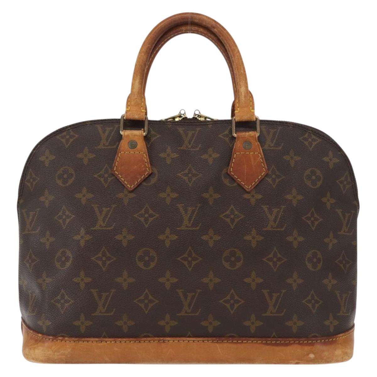 LOUIS VUITTON Monogram Alma Hand Bag M51130 LV Auth 169264