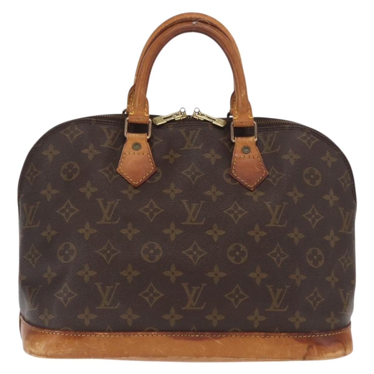 LOUIS VUITTON Monogram Alma Hand Bag M51130 LV Auth 169264