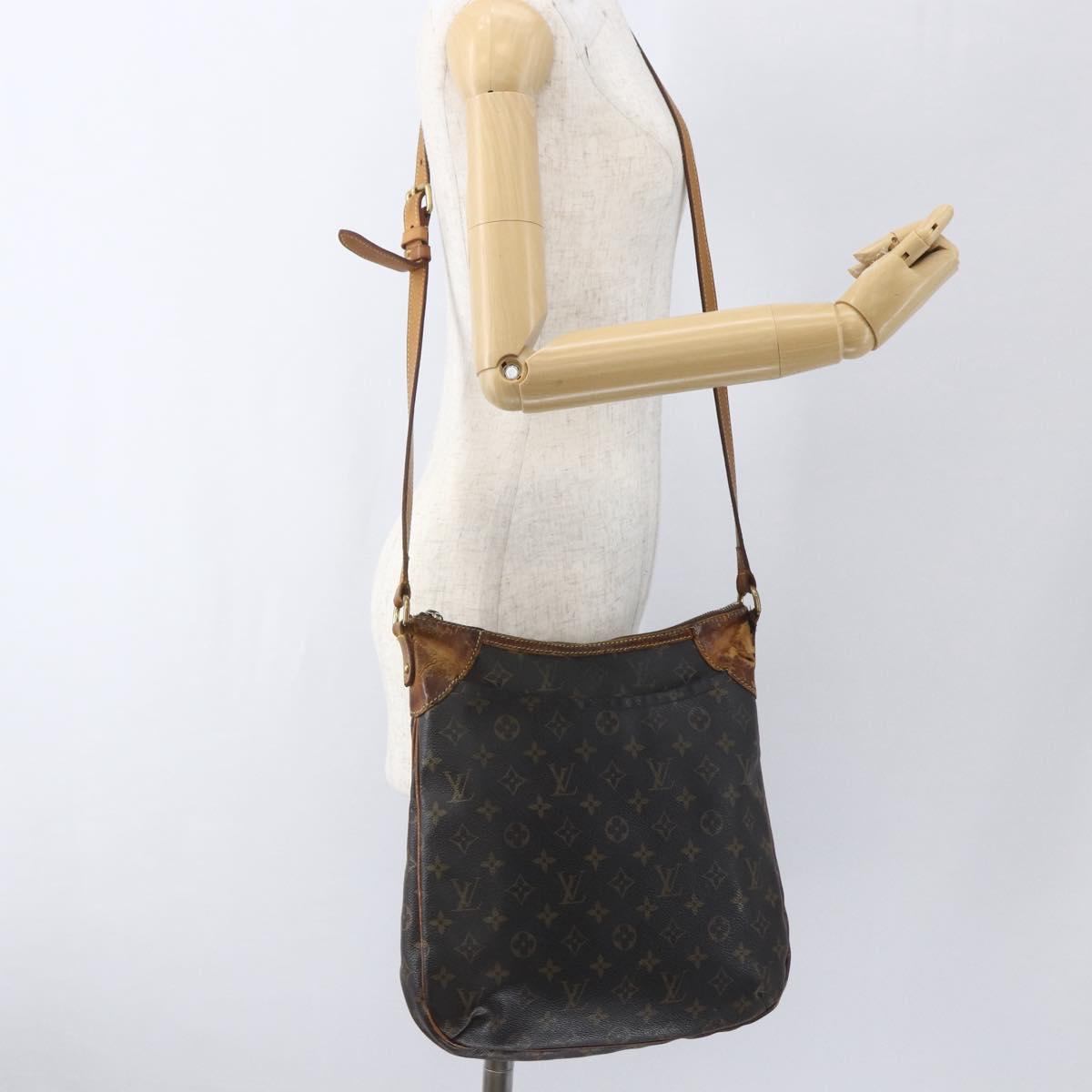LOUIS VUITTON Monogram Odeon MM Shoulder Bag M56389 LV Auth 169273