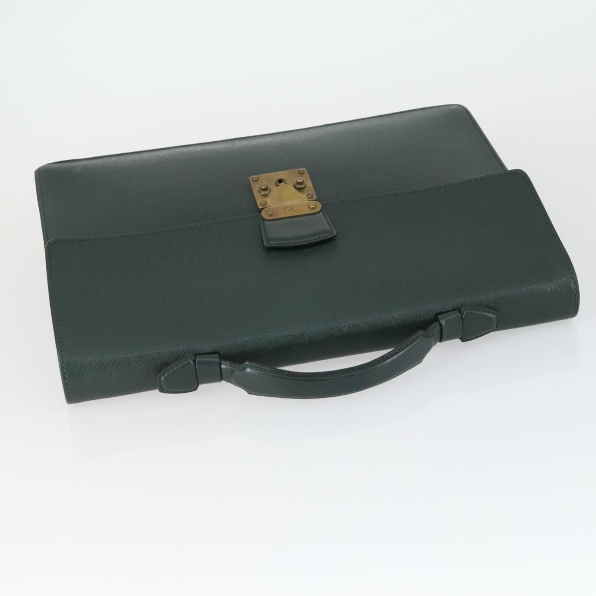 LOUIS VUITTON Taiga Serviette Kourad Business Bag Epicea T16786 LV Auth 169284