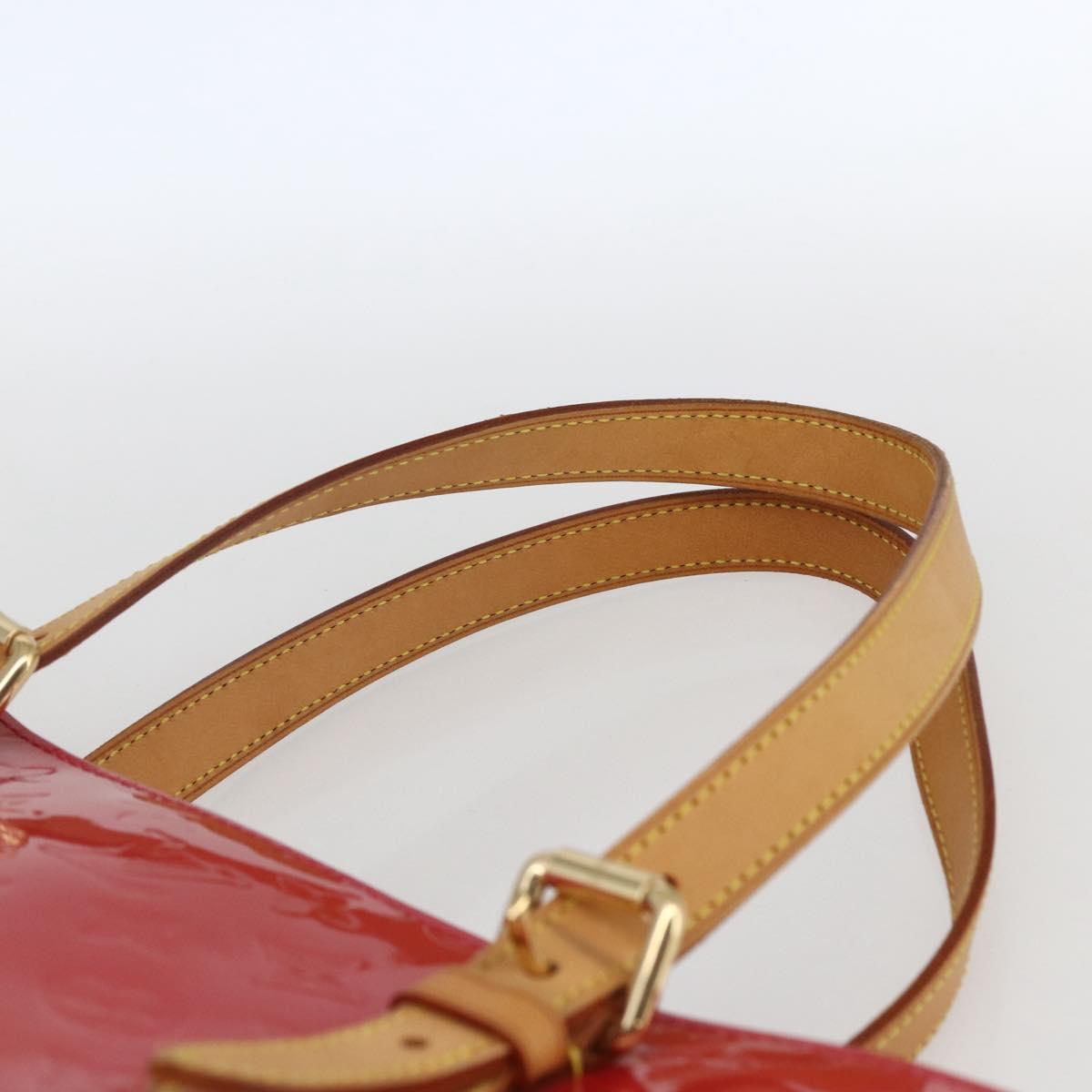 LOUIS VUITTON Vernis Brentwood Shoulder Bag Fran Boise M9151F LV Auth 169285