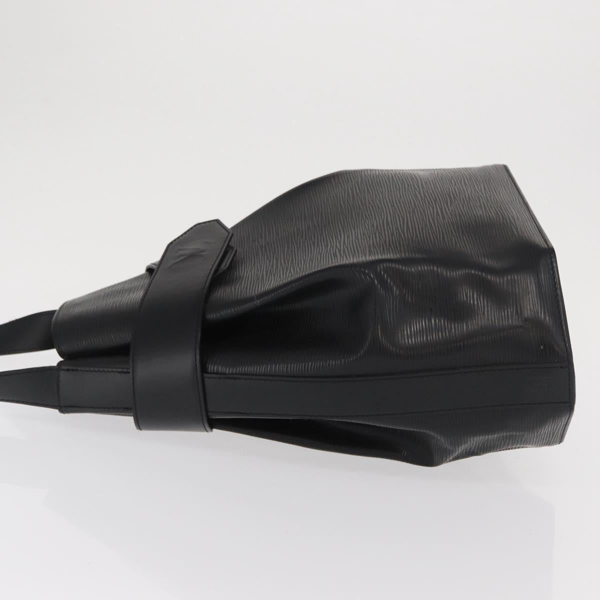 LOUIS VUITTON Epi Sac Depaule GM Shoulder Bag Black M80155 LV Auth 169288