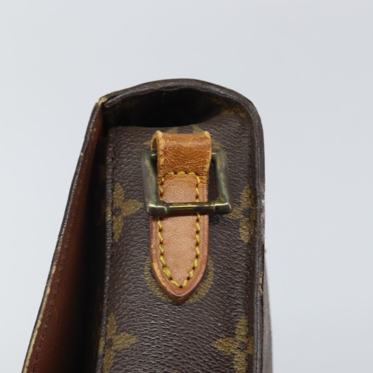 LOUIS VUITTON Monogram Saint Cloud MM Shoulder Bag M51243 LV Auth 169298