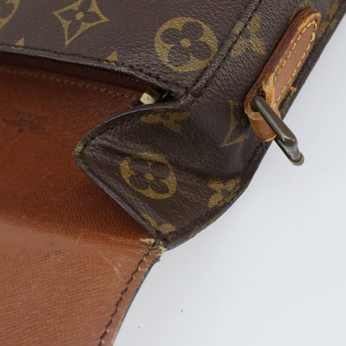 LOUIS VUITTON Monogram Saint Cloud MM Shoulder Bag M51243 LV Auth 169298
