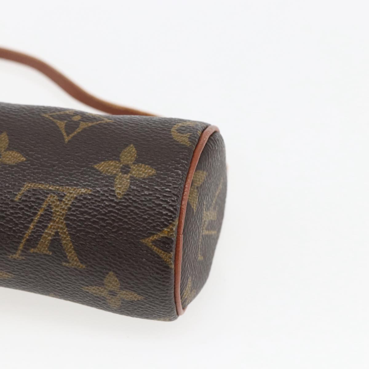 LOUIS VUITTON Monogram Papillon Pouch LV Auth 169308