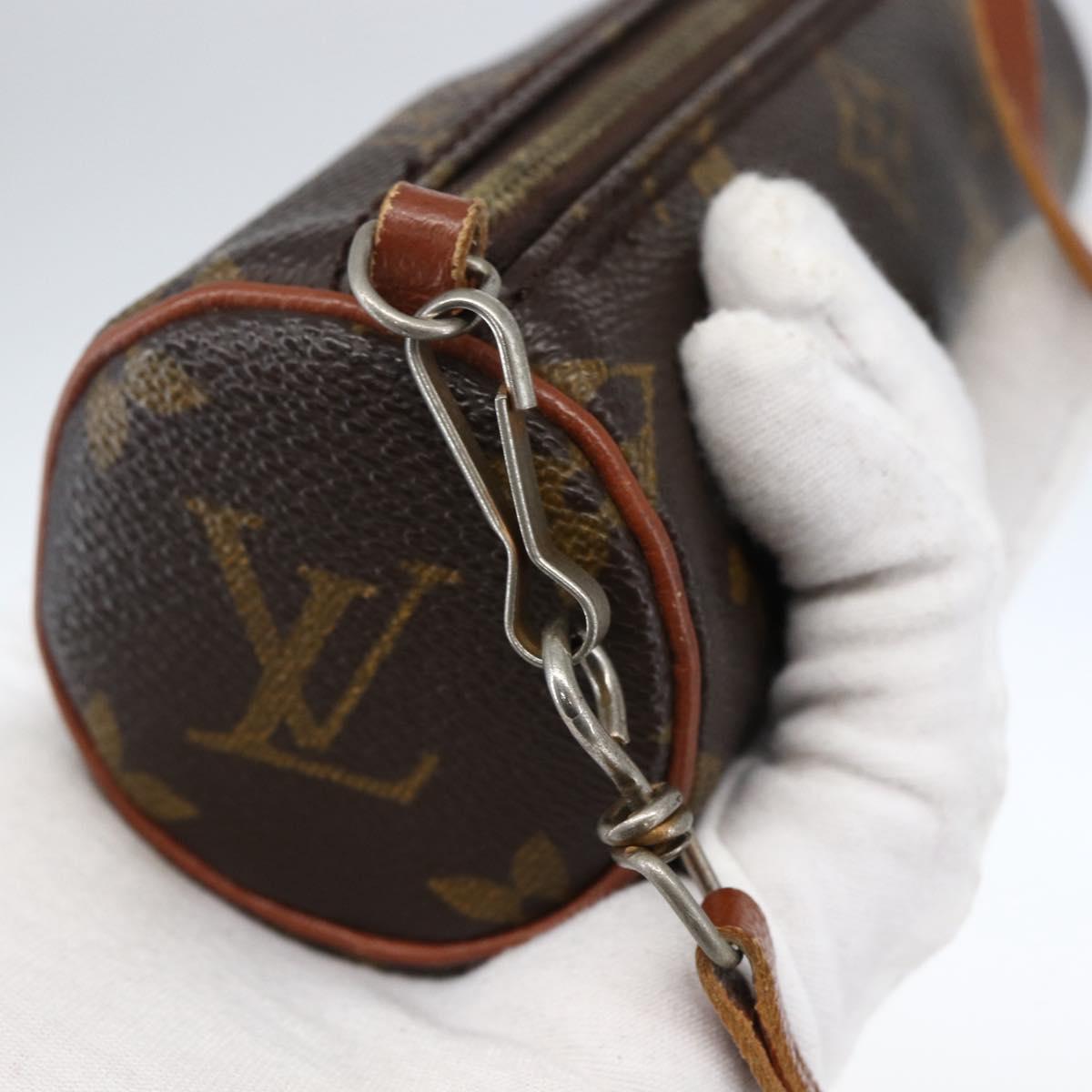 LOUIS VUITTON Monogram Papillon Pouch LV Auth 169308