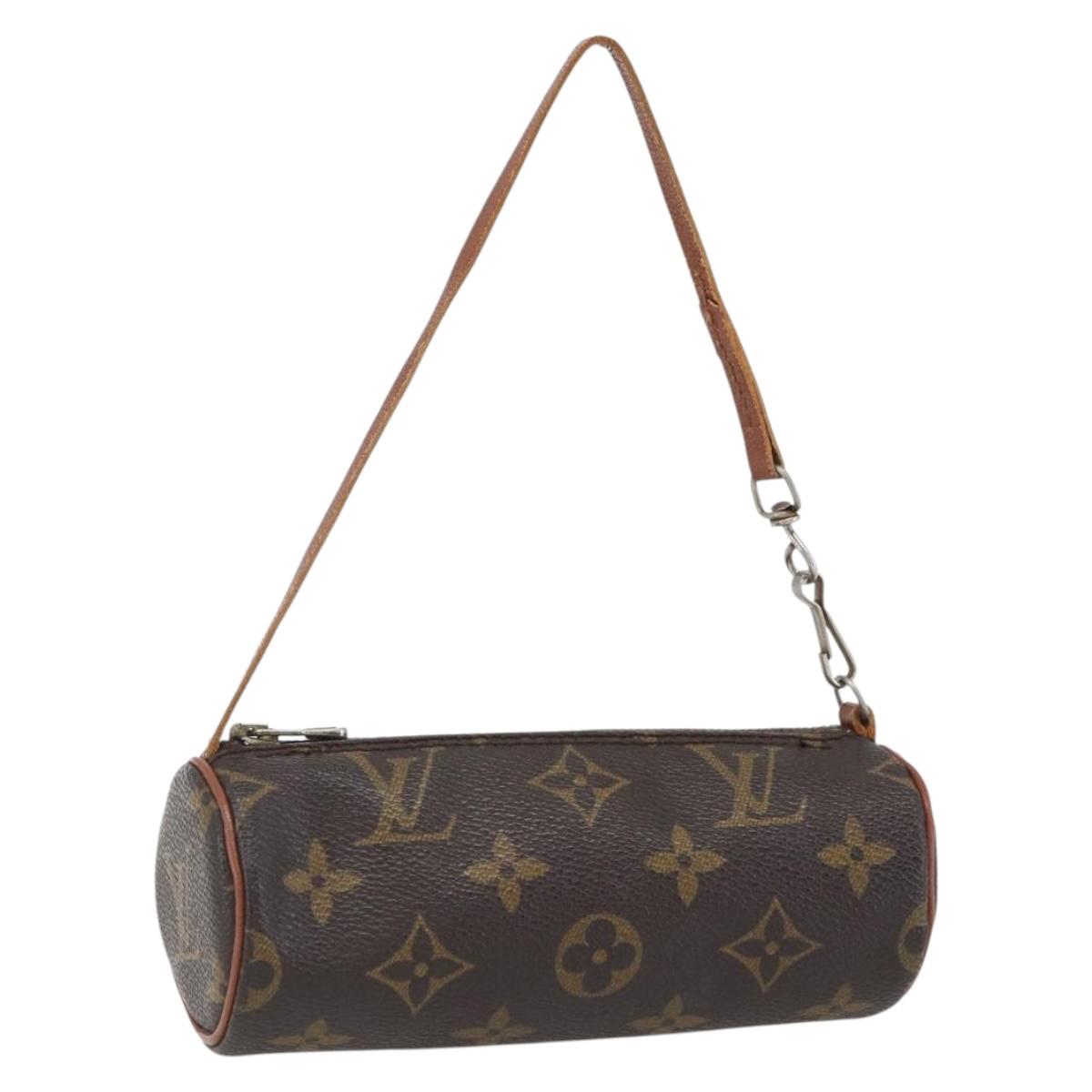 LOUIS VUITTON Monogram Papillon Pouch LV Auth 169308