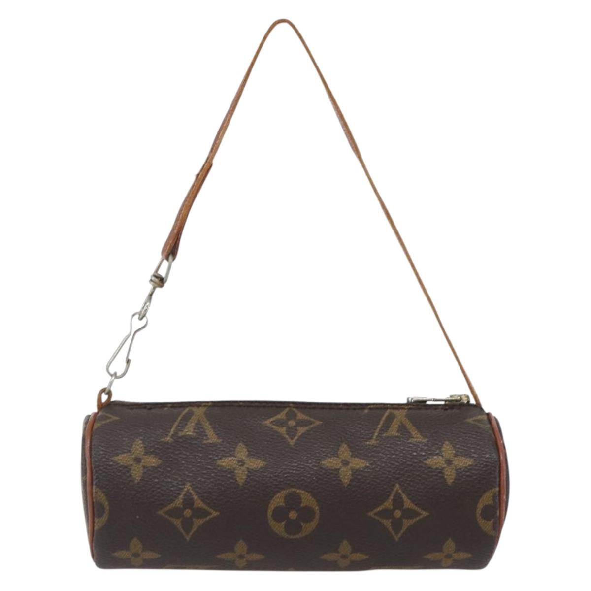 LOUIS VUITTON Monogram Papillon Pouch LV Auth 169308