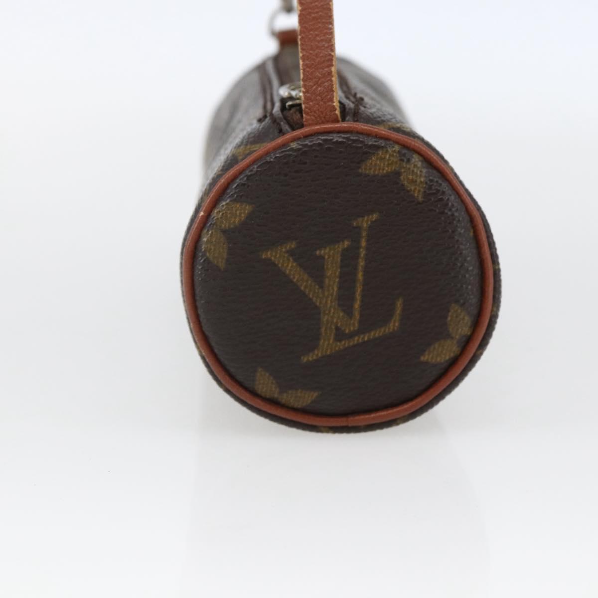 LOUIS VUITTON Monogram Papillon Pouch LV Auth 169308