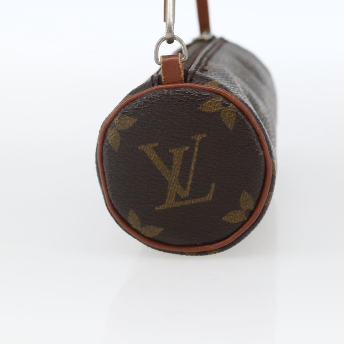 LOUIS VUITTON Monogram Papillon Pouch LV Auth 169308