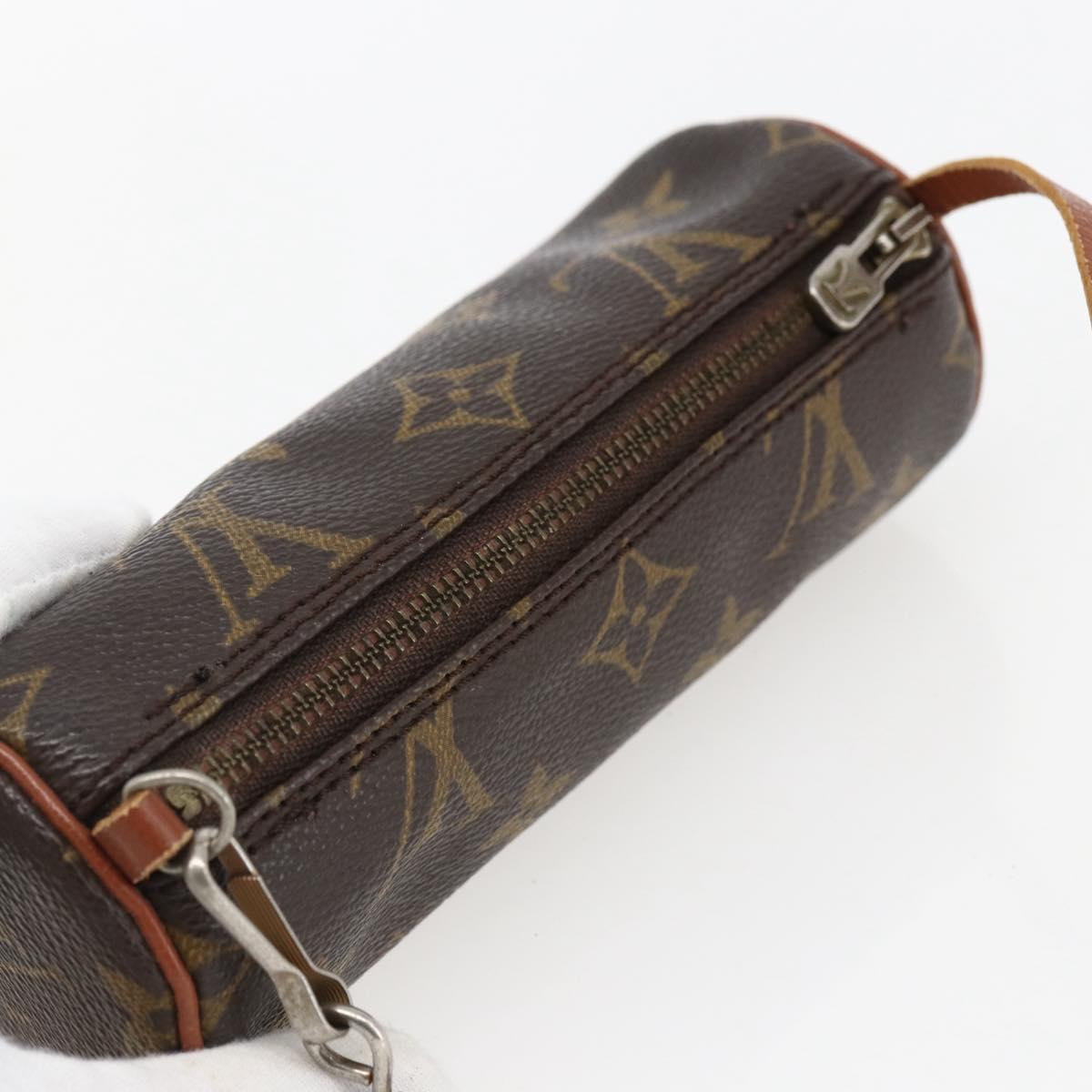 LOUIS VUITTON Monogram Papillon Pouch LV Auth 169308