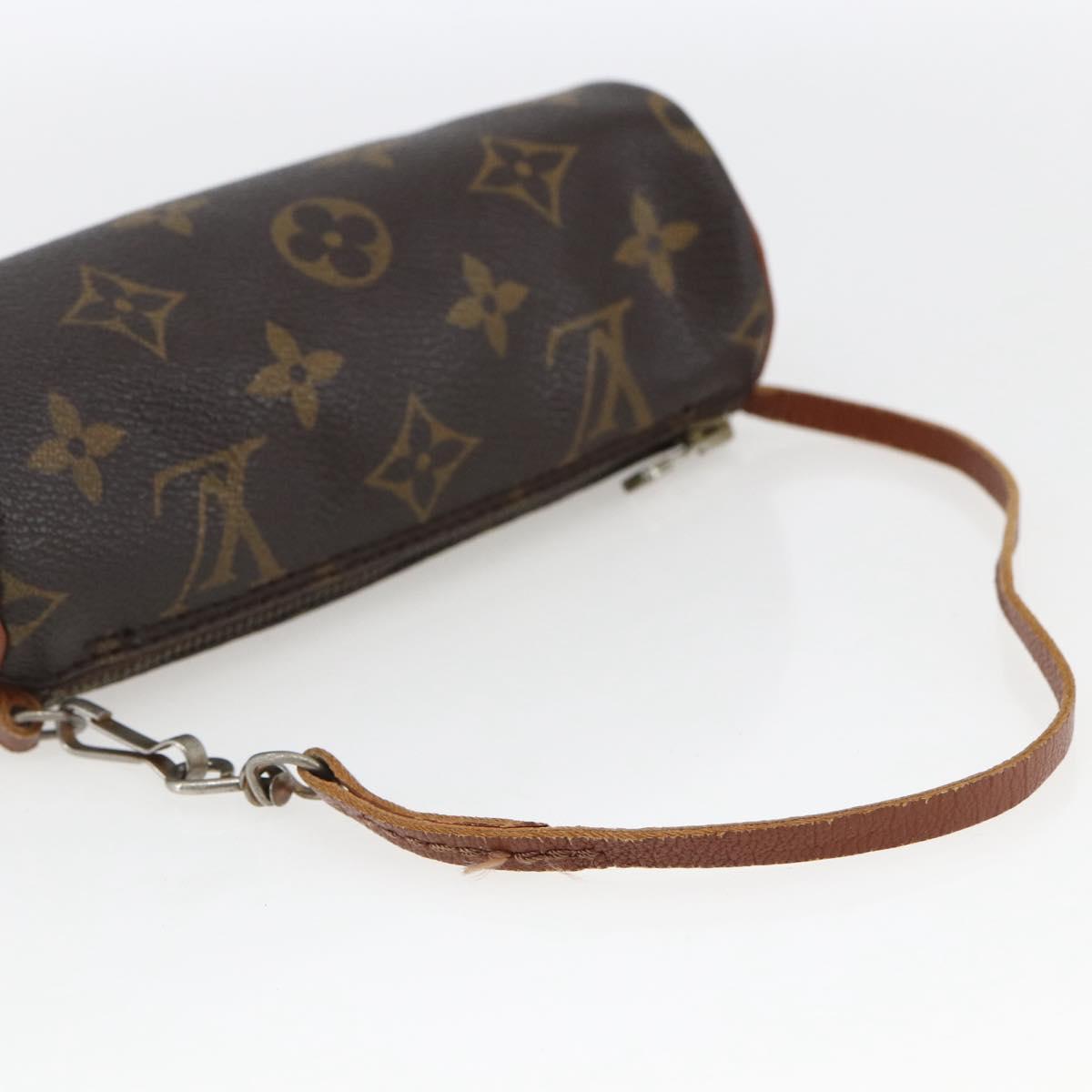 LOUIS VUITTON Monogram Papillon Pouch LV Auth 169308