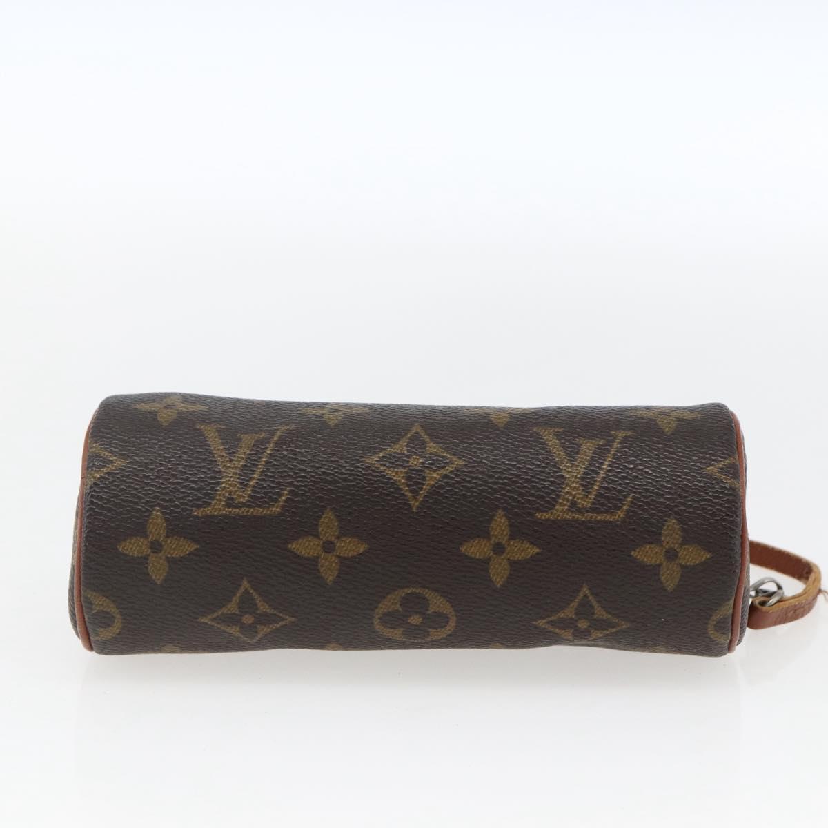 LOUIS VUITTON Monogram Papillon Pouch LV Auth 169308