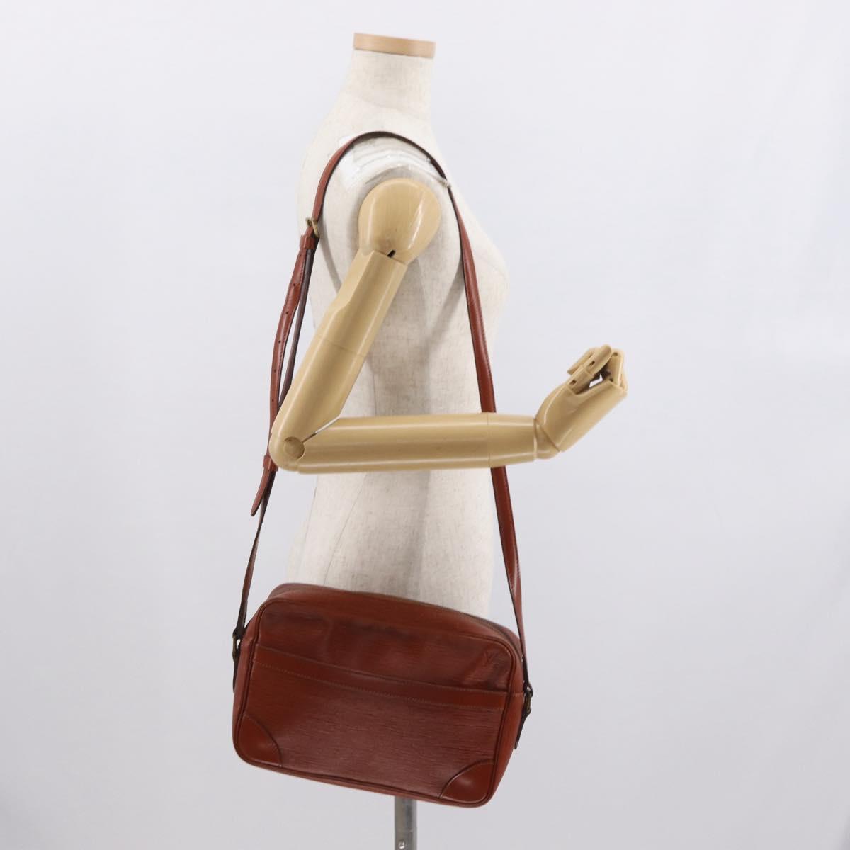 LOUIS VUITTON Epi Trocadero 27 Shoulder Bag Brown M52313 LV Auth 169313