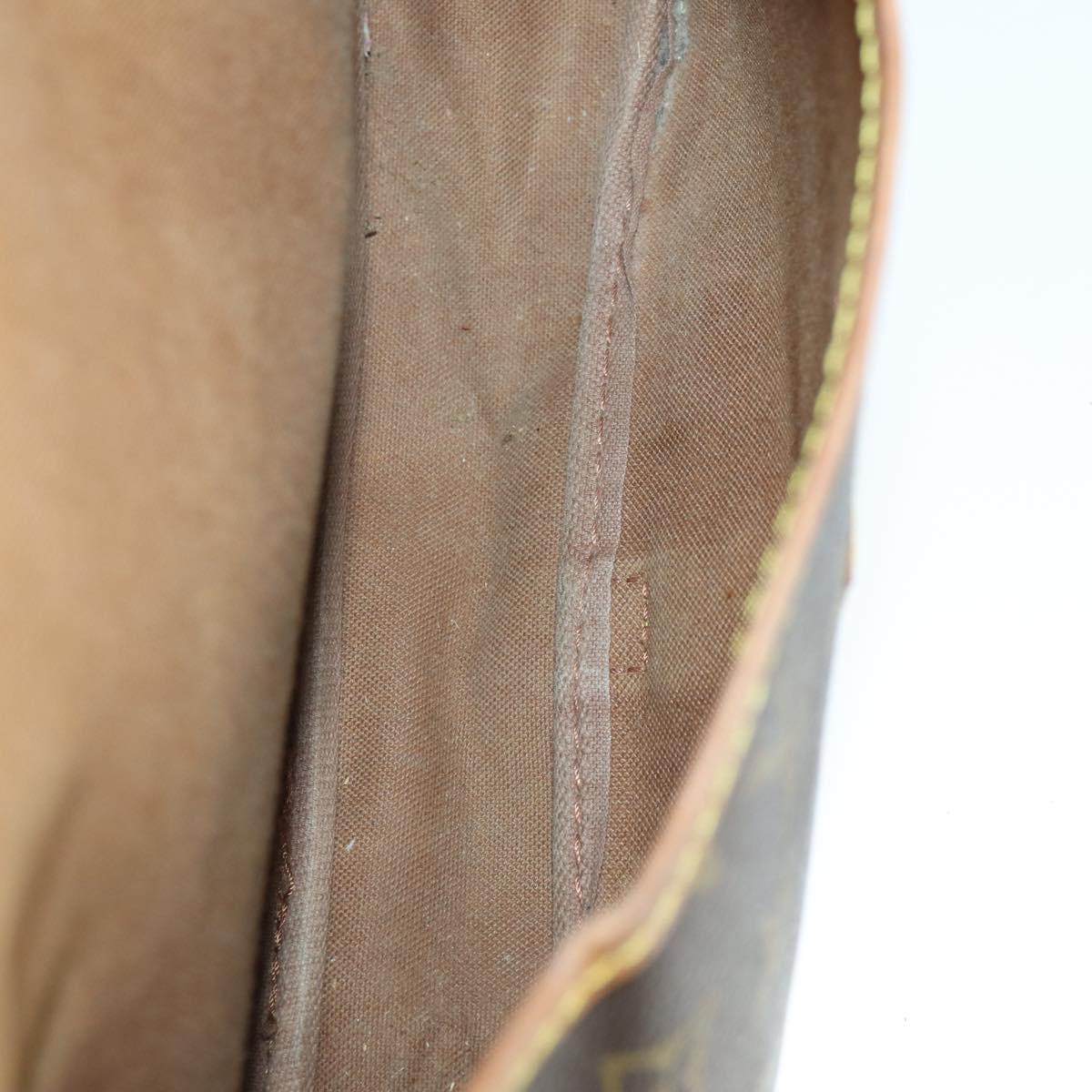 LOUIS VUITTON Monogram Saumur 30 Shoulder Bag M42256 LV Auth 169318