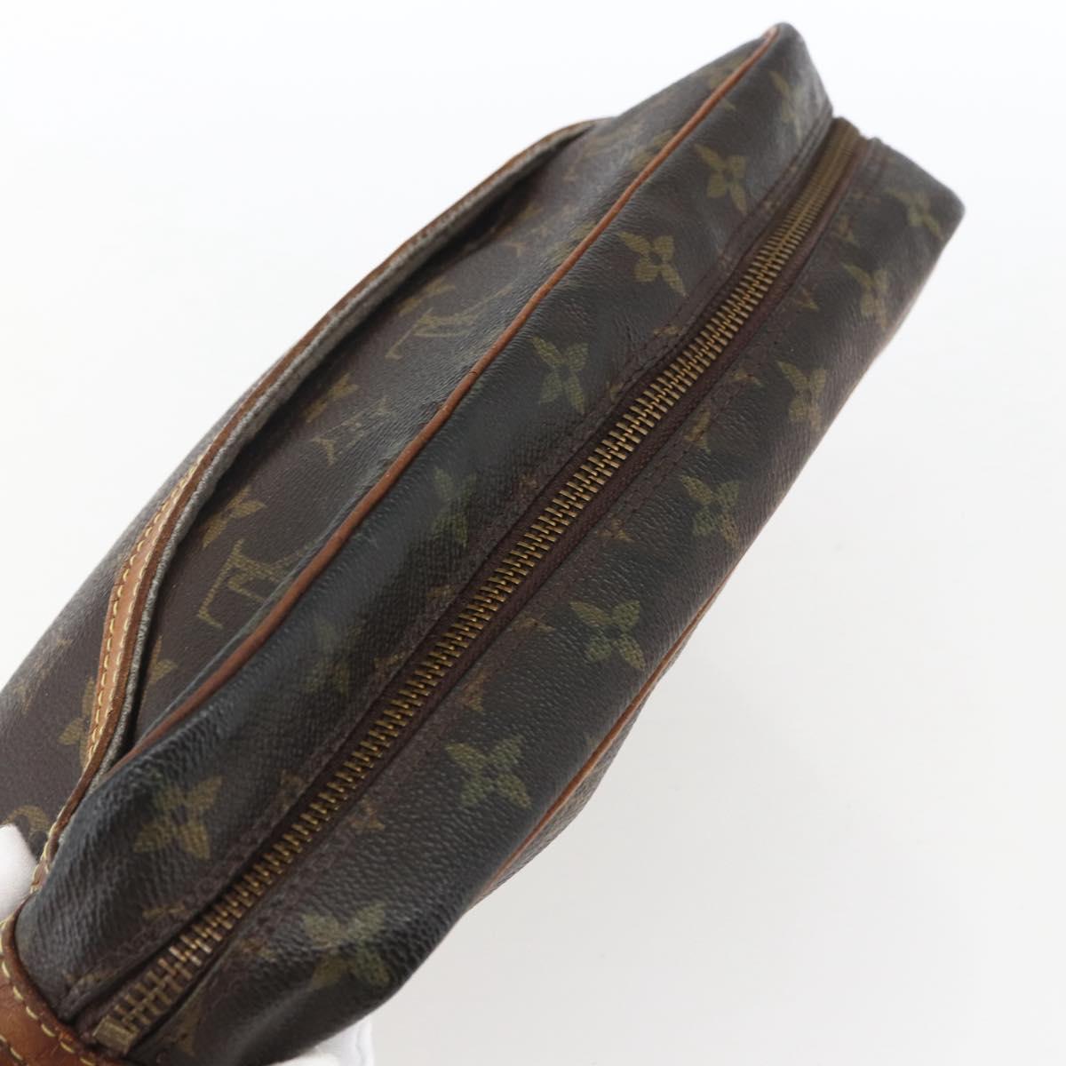 LOUIS VUITTON Monogram Compiegne 28 Clutch Bag M51845 LV Auth 169322