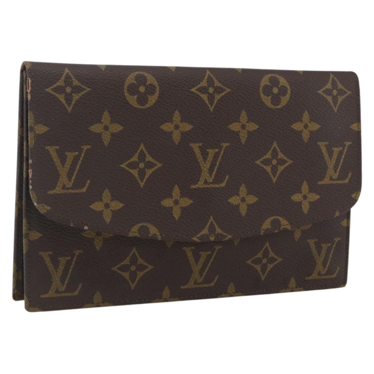 LOUIS VUITTON Monogram Pochette Rabat 23 Clutch Bag M51940 LV Auth 169323