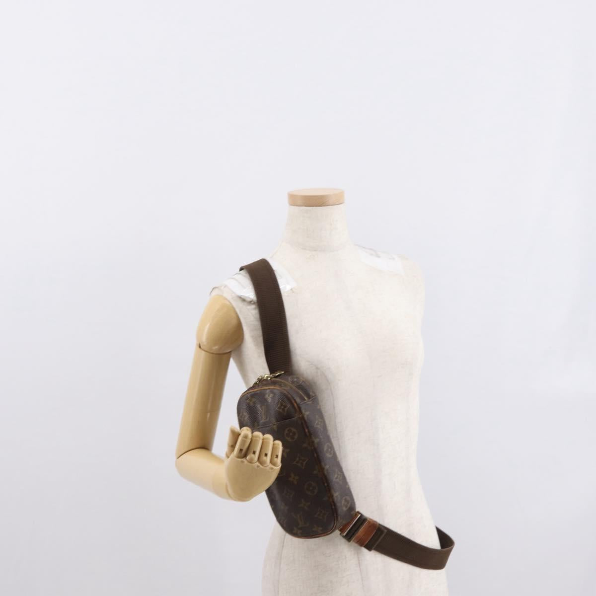 LOUIS VUITTON Monogram Pochette Gange Shoulder Bag M51870 LV Auth 169328