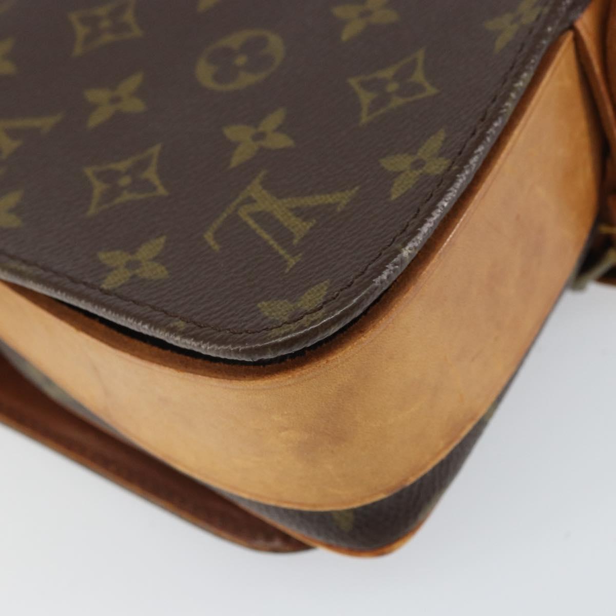 LOUIS VUITTON Monogram Cartouchiere MM Shoulder Bag Vintage M51253 Auth 169330