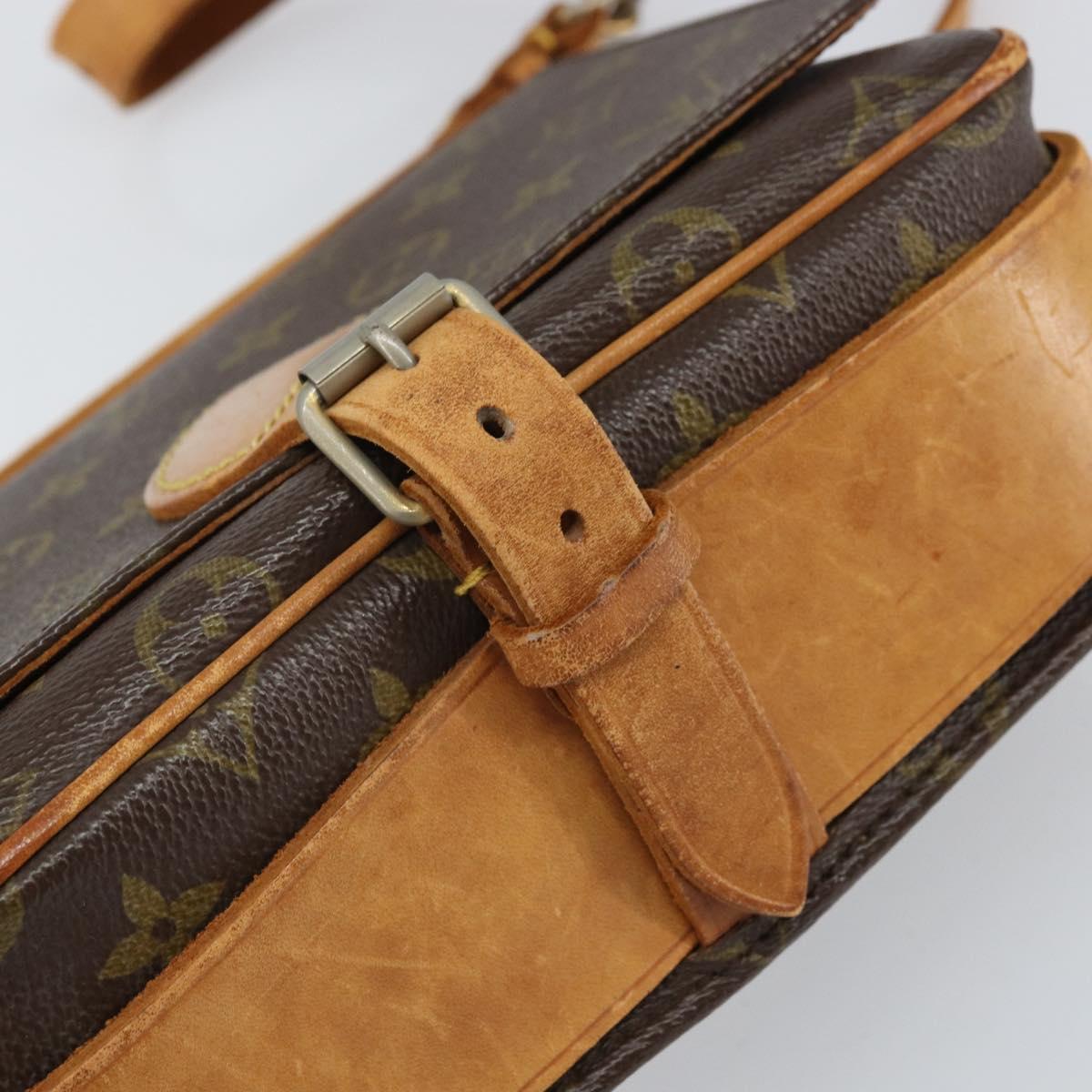 LOUIS VUITTON Monogram Cartouchiere MM Shoulder Bag Vintage M51253 Auth 169330