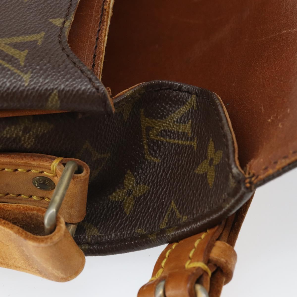 LOUIS VUITTON Monogram Cartouchiere MM Shoulder Bag Vintage M51253 Auth 169330