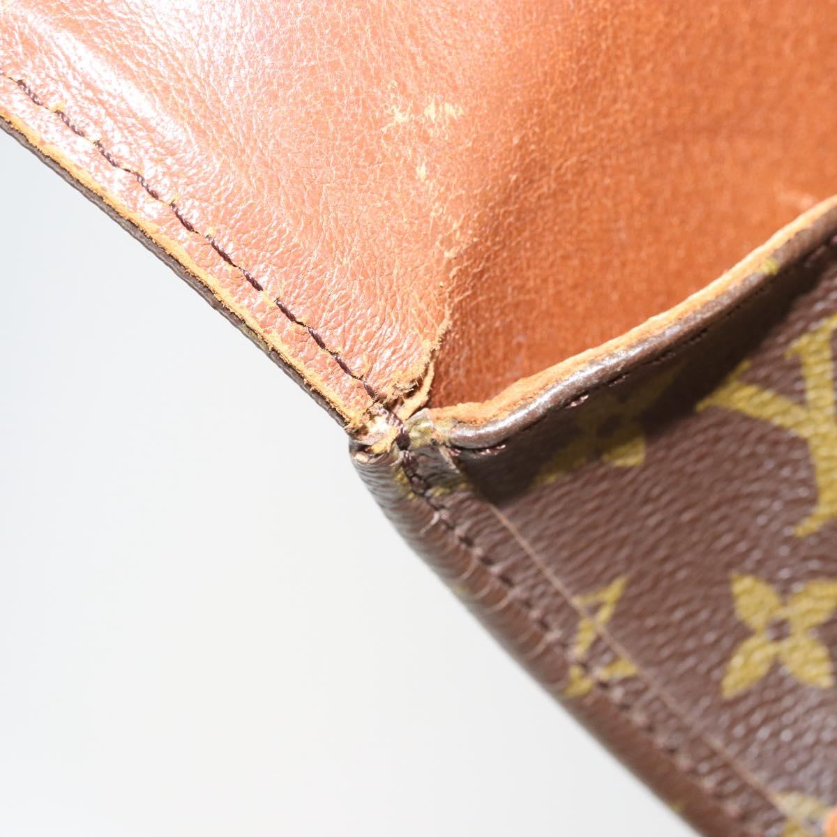 LOUIS VUITTON Monogram Cartouchiere MM Shoulder Bag Vintage M51253 Auth 169330