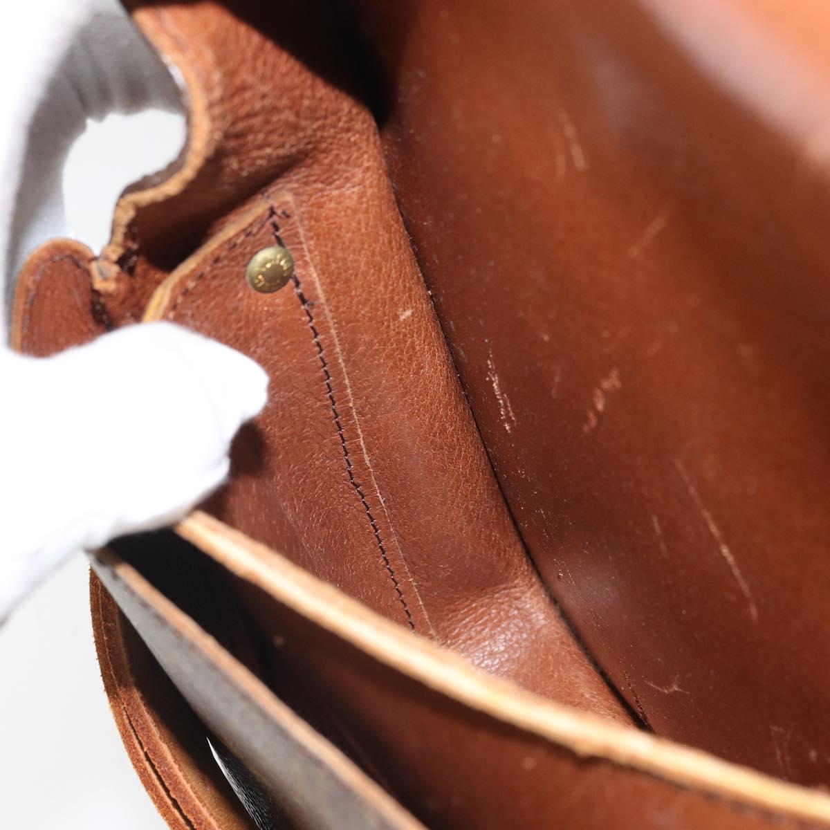 LOUIS VUITTON Monogram Cartouchiere MM Shoulder Bag Vintage M51253 Auth 169330