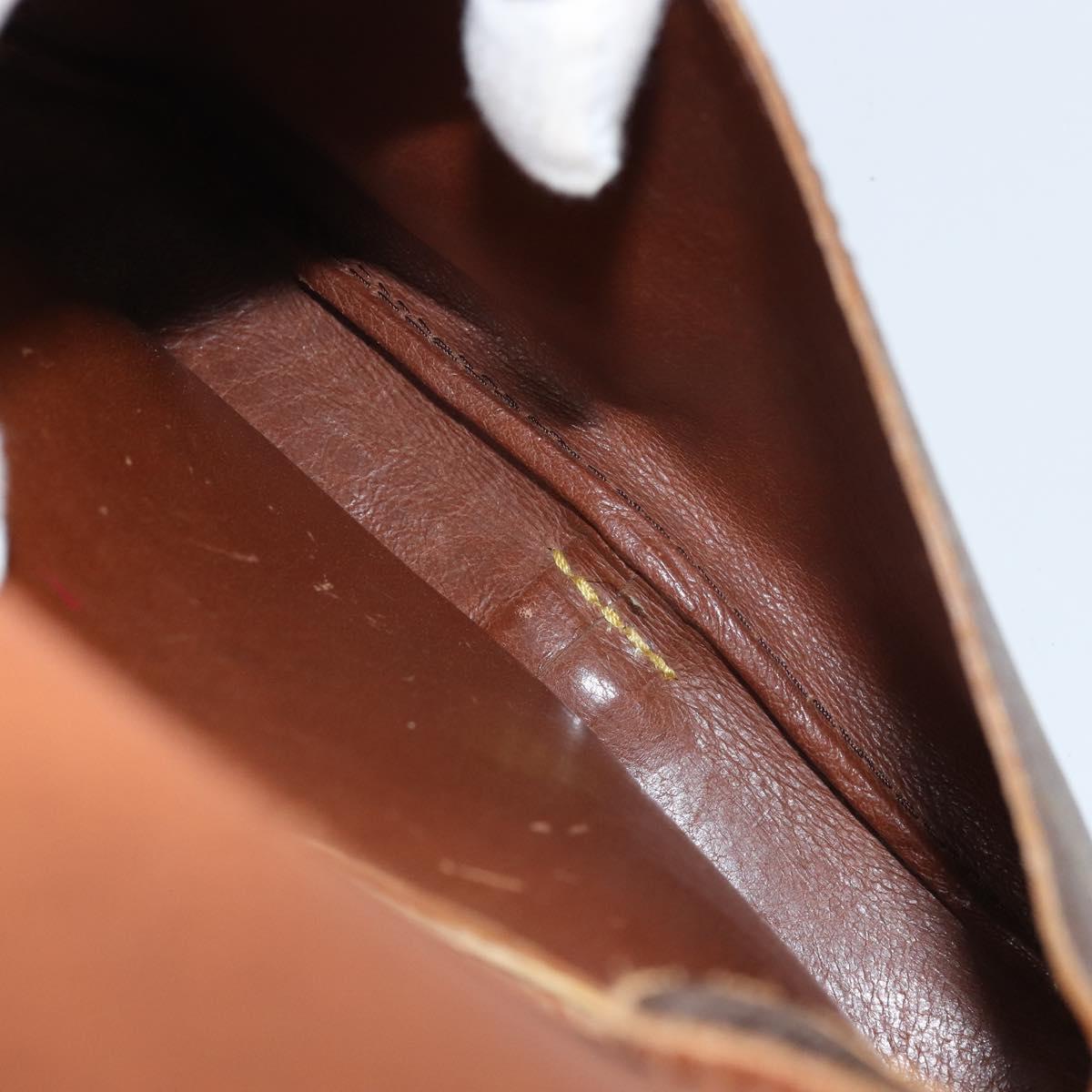 LOUIS VUITTON Monogram Cartouchiere MM Shoulder Bag Vintage M51253 Auth 169330