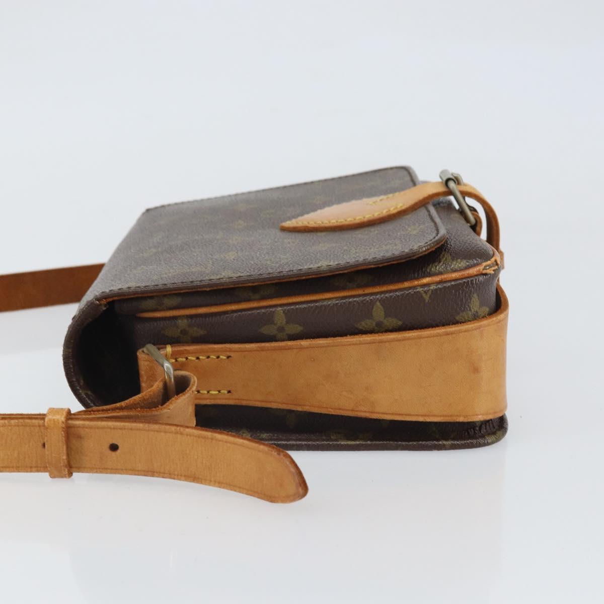 LOUIS VUITTON Monogram Cartouchiere MM Shoulder Bag Vintage M51253 Auth 169330