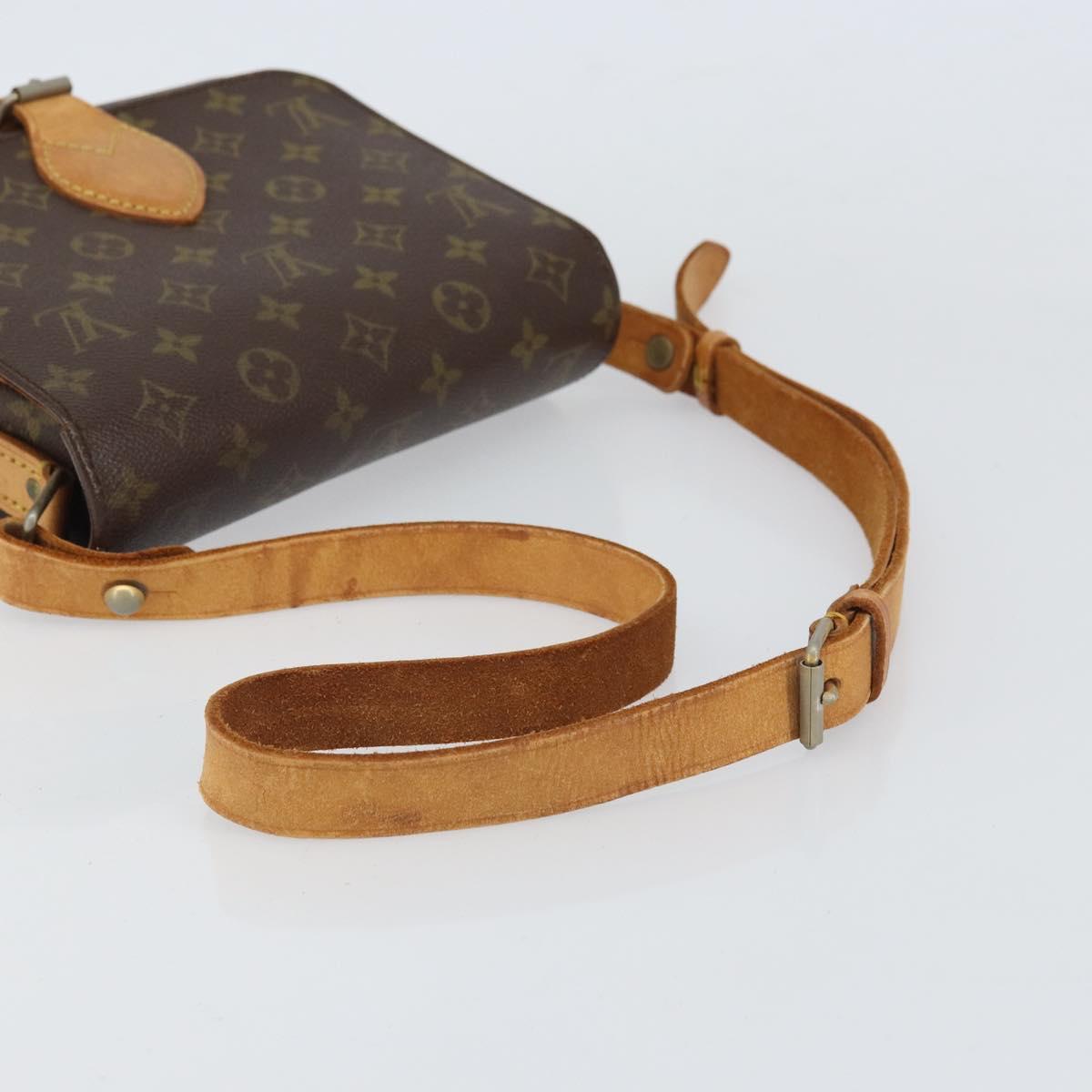LOUIS VUITTON Monogram Cartouchiere MM Shoulder Bag Vintage M51253 Auth 169330
